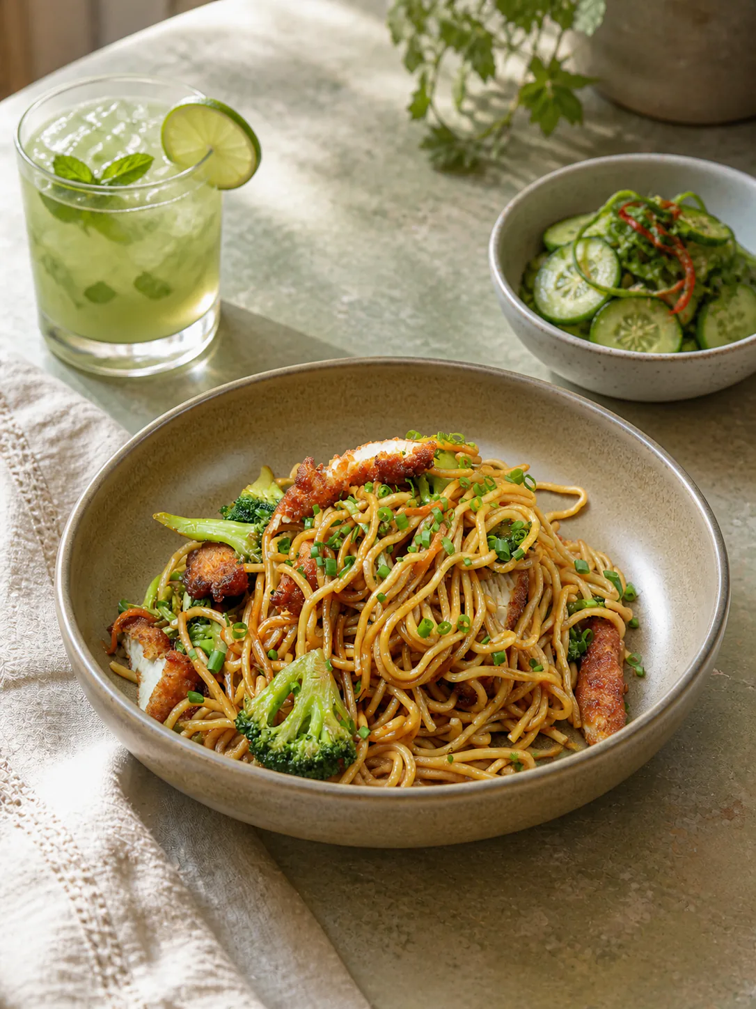 Çıtır Tavuklu Noodle