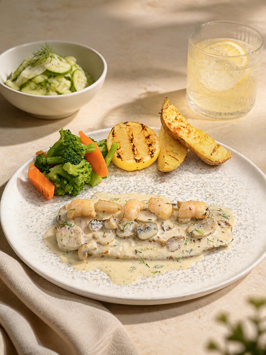 Şarap Soslu Mezgit